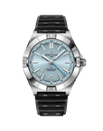 Breitling Chronomat Automatic Gmt 40mm Ice Blue Dial on rubber strap - Facing