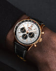 Breitling Navitimer B01 Chronograph 46mm Cream Dial on alligator leather strap - Modeled