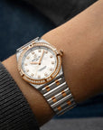 Breitling Chronomat 28mm Mother-Of-Pearl Dial on stainless steel & 18k red gold strap - Modeled
