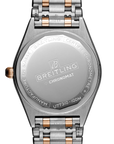 Breitling Chronomat 32mm Mother-Of-Pearl Dial on stainless steel & 18k red gold strap - Caseback