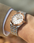 Breitling Chronomat 32mm Mother-Of-Pearl Dial on stainless steel & 18k red gold strap - Modeled
