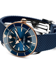 Breitling Superocean Heritage B31 Automatic 44mm Blue Dial on rubber strap - Closed Bracelet