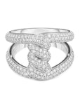 Roberto Coin Pave Diamond Cialoma Twist Ring