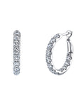 Micro Set Diamond Hoop Earrings - Skeie's Jewelers