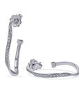 Marco Bicego White Gold Marrakech Diamond Hoops - Skeie's Jewelers