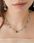 Marco Bicego Paradise Yellow Gold Mixed Topaz Single-Strand Necklace - Skeie's Jewelers