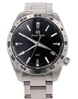 Pre-Owned Grand Seiko Sport Collection SBGN027 Quartz GMT Black Dial 39mm Watch