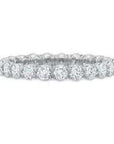 The Silk Prong Eternity Diamond Band - Skeie's Jewelers