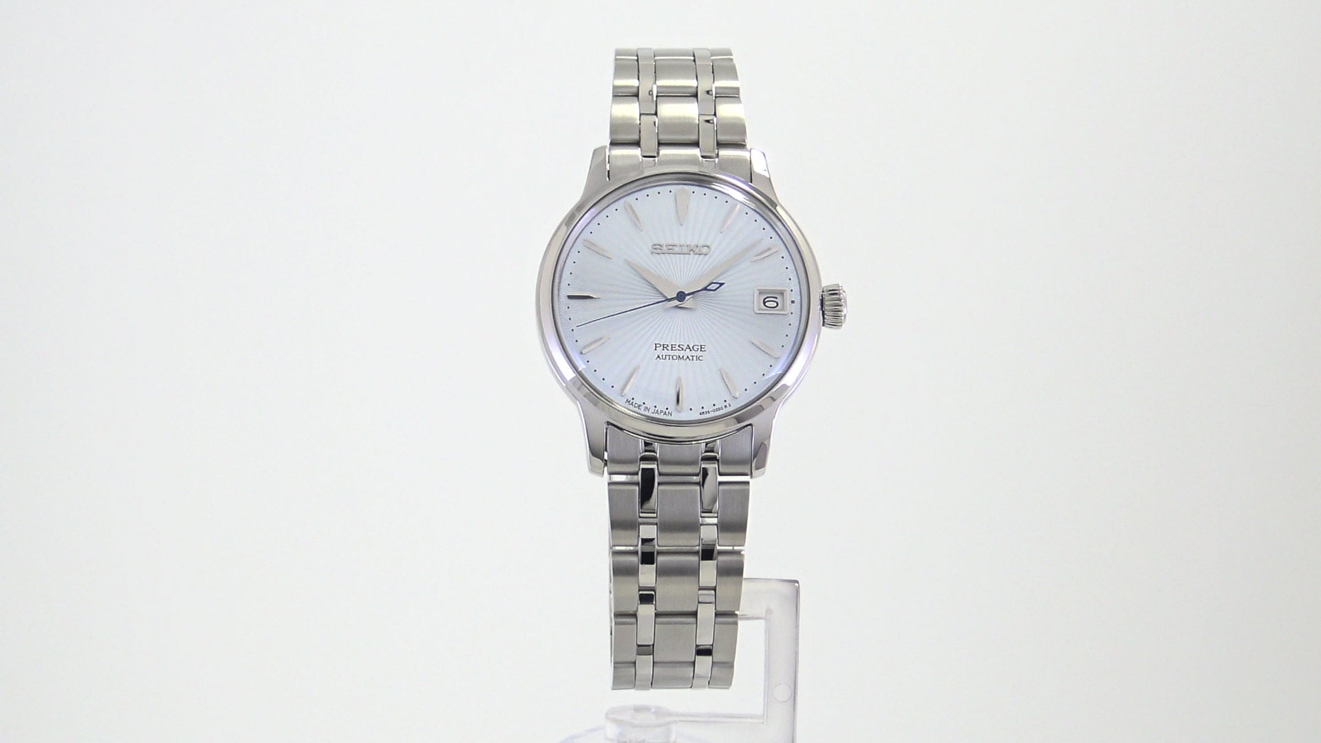 Seiko Presage SRP841 Cocktail Time 34mm Blue Dial Watch | Skeie's