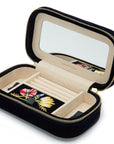 WOLF 1834 "Zoe" Travel Zip Case Indigo - Skeie's Jewelers
