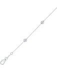 Roberto Coin 5-Diamond Station Bracelet - Skeie's Jewelers