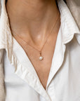 Pearl Solitaire Pendant Necklace - Skeie's Jewelers