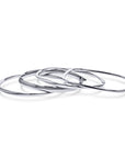 Silver Twist Bangle Bracelets - Skeie's Jewelers