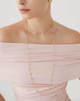 Marco Bicego Siviglia Gold & Diamond Small Bean Necklace - Skeie's Jewelers