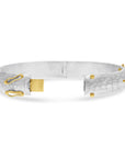 Lika Behar Hammered Silver Starburst Bangle - Skeie's Jewelers