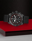 TUDOR Pelagos FXD Chrono 43mm Matte Black Dial - M25827KN-0001 On Display - Skeie's Jewelers