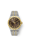 Tudor Royal 28mm Chocolate Brown Roman Dial Steel and Yellow Gold Case- M28303-0008 - Skeie's Jewelers