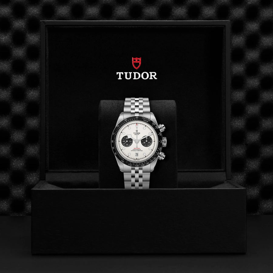 TUDOR Black Bay Chrono 41mm Opaline Dial - M79360N-0014 In Box - Skeie's Jewelers