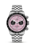 TUDOR Black Bay Chrono 41mm Pink Dial - M79360N-0019 Closed Bracelet - Skeie's Jewelers