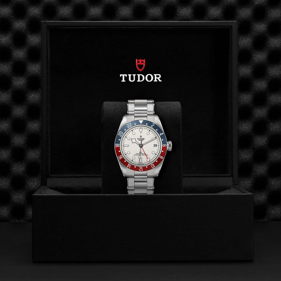 TUDOR Black Bay GMT 41mm Opaline Dial - M79830RB-0010 In Box - Skeie's Jewelers