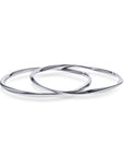 Silver Twist Bangle Bracelets - Skeie's Jewelers