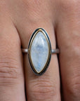Marquise Moonstone Gem Drop Ring - Skeie's Jewelers
