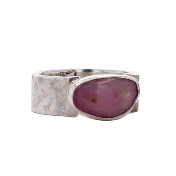 Sterling Silver Pink Sapphire Ring by Arianna Nicolai - Skeie's Jewelers