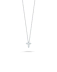 Roberto Coin Cross Pendant Necklace - Tiny Treasures White Gold