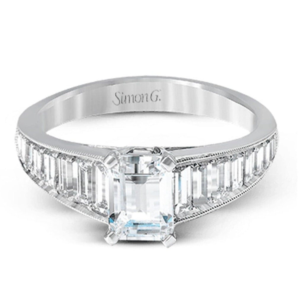 Simon G. Men's Two-Tone Baguette Cut Diamond Ring