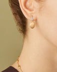 'Siviglia' Grande Gold and Diamond French Hook Earring by Marco Bicego - Skeie's Jewelers