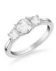 Three-Stone Rose-Cut Diamond Engagement Ring by Artcarved