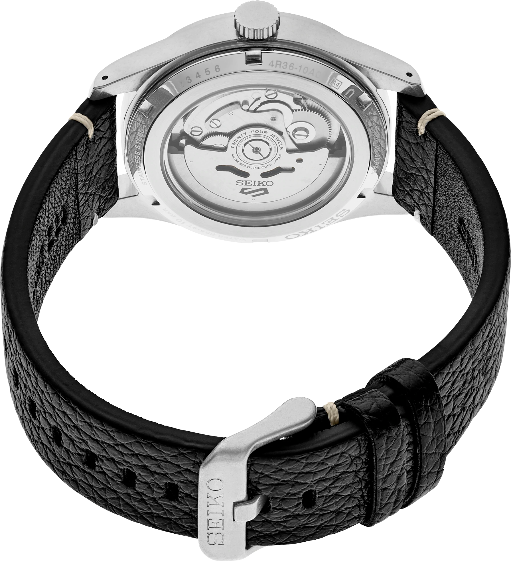 Seiko 5 automatic leather cheap
