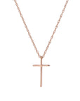 Rose Gold Cross Pendant Necklace by Carla | Nancy B.
