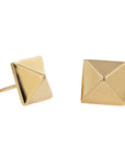 Pyramid Stud Earrings by Carla | Nancy B. Gold