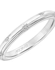 Gold 'Celestial' Star Diamond Wedding Band Ring - Skeie's Jewelers