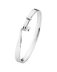 Georg Jensen Sterling Silver Torun Bangle Bracelet