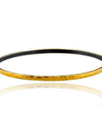 Lika Behar 24k Gold & Oxidized Silver Fusion Bangle
