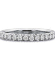 Precision Set Round Diamond French Cut Eternity Band 0.75ct