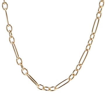 Roberto Coin 18k Alternating Oval Link Chain Necklace