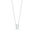 Roberto Coin Diamond Initial Pendant Necklace - Tiny Treasures Collection D