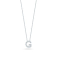Roberto Coin Diamond Initial Pendant Necklace - Tiny Treasures Collection G