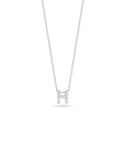 Roberto Coin Diamond Initial Pendant Necklace - Tiny Treasures Collection H