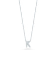 Roberto Coin Diamond Initial Pendant Necklace - Tiny Treasures Collection K