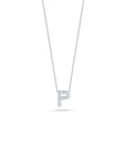 Roberto Coin Diamond Initial Pendant Necklace - Tiny Treasures Collection p