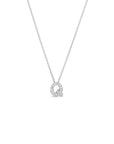 Roberto Coin Diamond Initial Pendant Necklace - Tiny Treasures Collection q