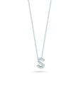 Roberto Coin Diamond Initial Pendant Necklace - Tiny Treasures Collection S