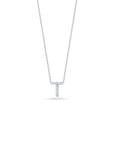 Roberto Coin Diamond Initial Pendant Necklace - Tiny Treasures Collection t