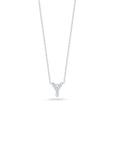 Roberto Coin Diamond Initial Pendant Necklace - Tiny Treasures Collection y
