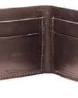 Rosie Leather Bifold Wallet Brown