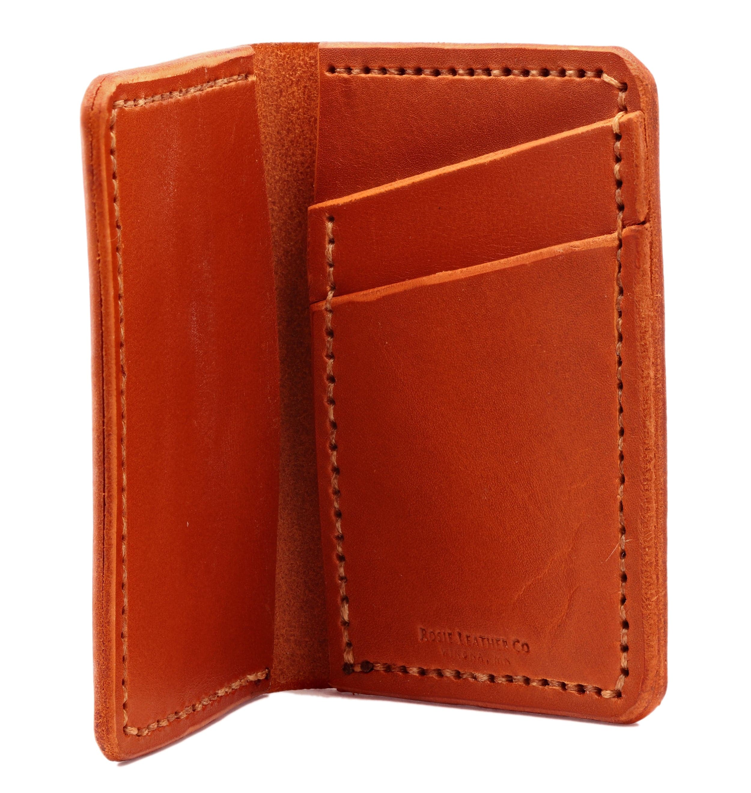 100% Genuine Leather Bi Fold Luxury Mens Wallet